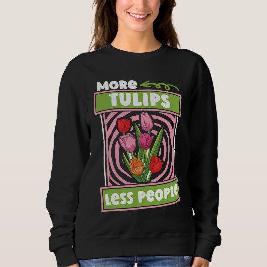 Funny Tulip Gardening  Garden Gardener Tulips Trui (Voorkant)