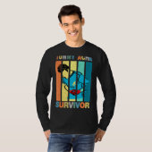 Funny Tummy Ache Survivor T-shirt (Voorkant volledig)