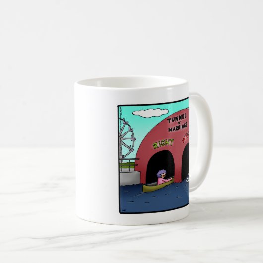 Funny Tunnel of Marriage Mok Gift (Voorkant rechts)