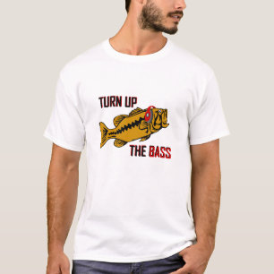 Funny TURING THE BASS design T-shirt