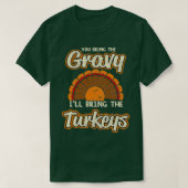 Funny Turkey Bowling Bowling Bowler T T-shirt (Design voorkant)