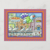 FUNNY TURKEY DAAG PARADE HELIUM BALLOONS BRIEFKAART (Voorkant)