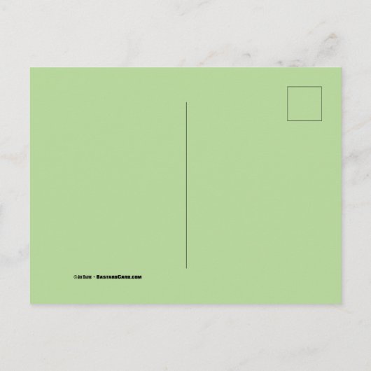 Funny Turkey Holiday Dinner Invitation Briefkaart (Achterkant)