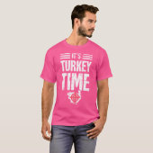 Funny Turkey Hunter T-shirt (Voorkant volledig)
