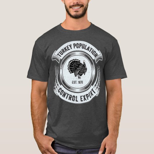 Funny Turkey Hunting Legend Hunter Fathers Gift T-shirt (Voorkant)