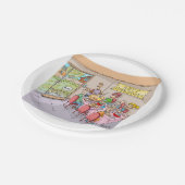 FUNNY TURKEY KINDER THANKSGIVING Papieren Borden Bordje (Gekanteld)