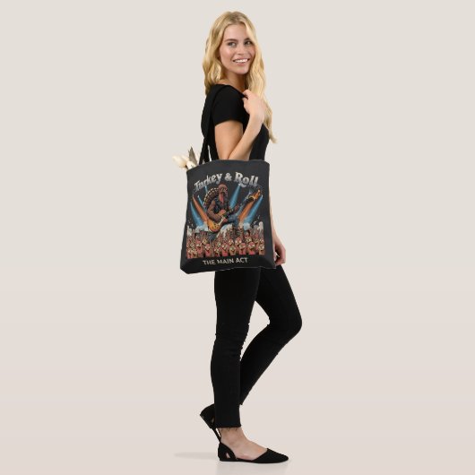 Funny Turkey & Roll Rock Star Guitarist - The Main Tote Bag (Op model)