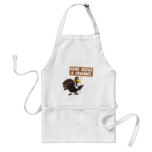Funny Turkey-spoedgeval Standaard Schort (Voorkant)