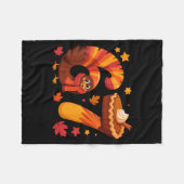 Funny Turkey Thanksgiving 67 Meme Six Seven Fleece Deken (Voorkant (Horizontaal))