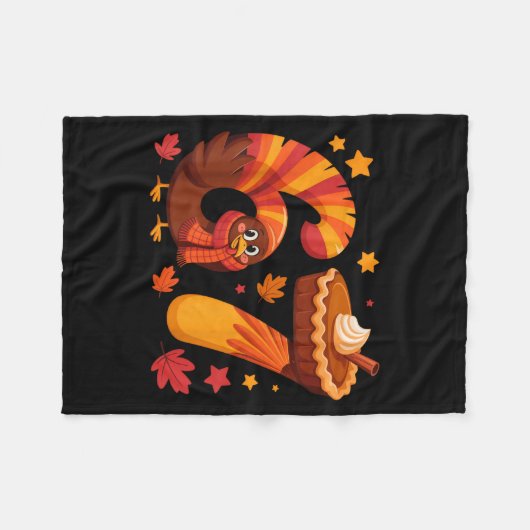 Funny Turkey Thanksgiving 67 Meme Six Seven  Fleece Deken (Voorkant (Horizontaal))