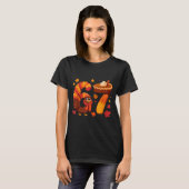 Funny Turkey Thanksgiving 67 Meme Six Seven  T-shirt (Voorkant volledig)
