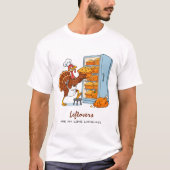 Funny Turkey Thanksgiving Leftovers Food Lovers T-shirt (Voorkant)