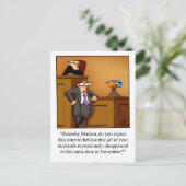 Funny Turkey Trial Thanksgiving Briefkaart (Staand voorkant)