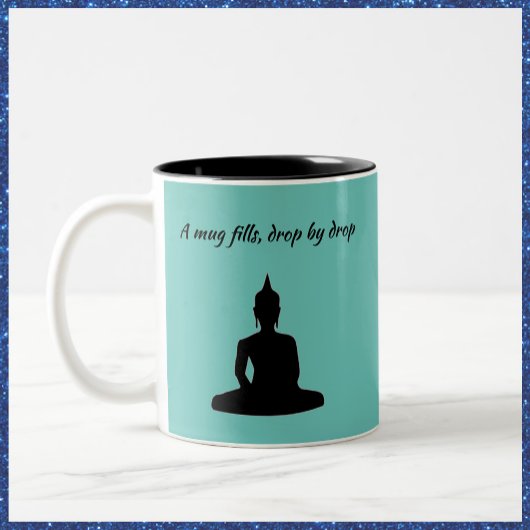 Funny Turquoise Buddha Quote Mok