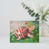FUNNY TURTLE BRIEFKAART (Staand voorkant)