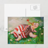 FUNNY TURTLE BRIEFKAART (Voorkant / Achterkant)
