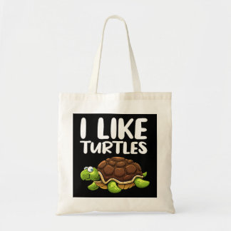 Funny Turtle Design for Men Women Tortoise Zee Tur Tote Bag
