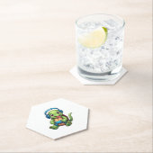 Funny Turtle Gamer Gaming Turtles Video Game (1) Kartonnen Onderzetters (Insitu)