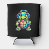 Funny Turtle Gamer Gaming Turtles Video Game (4) Blikjeskoeler (Voorkant)