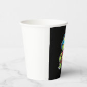 Funny Turtle Gamer Gaming Turtles Video Game (4) Papieren Bekers (Rechts)