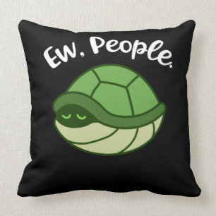 Funny Turtle geeft Mannen Introvert Gift Introvert Kussen