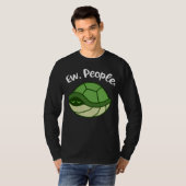 Funny Turtle geeft Mannen Introvert Gift Introvert T-shirt (Voorkant volledig)