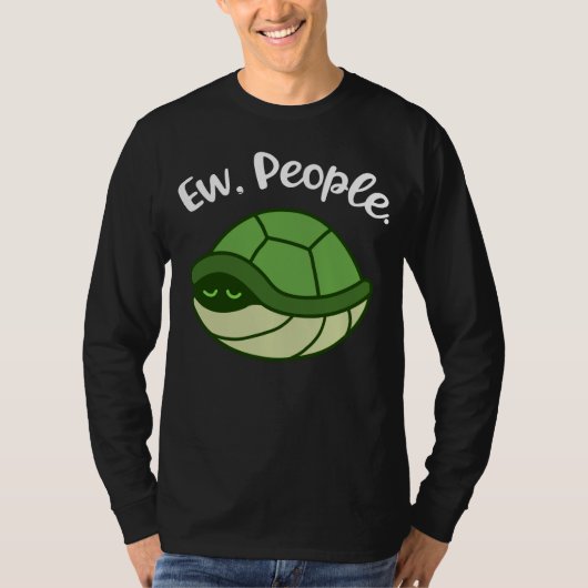 Funny Turtle geeft Mannen Introvert Gift Introvert T-shirt (Voorkant)