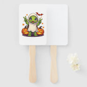 Funny Turtle Ghost Pumpkin Boo Halloween Kids Mens Handwaaier (Voorkant en achterkant)