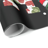 Funny Turtle-kerstkleppen Cadeaupapier (Rol Hoek)