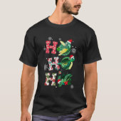 Funny Turtle-kerstkleppen T-shirt (Voorkant)