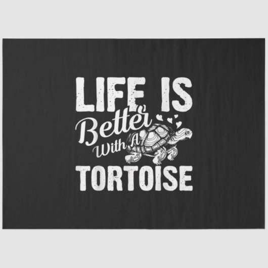 Funny Turtle Lovers Gift Mannen Women Cute Zee Ani Tissuepapier (Voorkant)