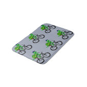 Funny Turtle Riding Bicycle Badmat (Gekanteld)