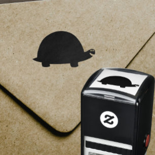 Funny Turtle Zelfinktende Stempel