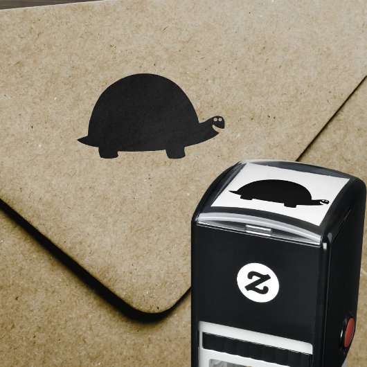 Funny Turtle Zelfinktende Stempel