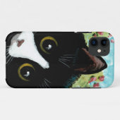 Funny Tuxedo Cat Creationarts Hoesje-Mate iPhone C Case-Mate iPhone Case (Achterkant (horizontaal))