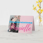 Funny Tuxedo Cat Gefeliciteerd Womans Kaart (Gele Bloem)