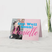 Funny Tuxedo Cat krijgt snel een vrouwenkaart Kaart (Voorkant)