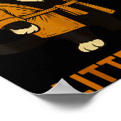 Funny Tuxedo Cat “litter’s Full” Coffee, Cat Parod Poster (Hoek)