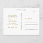 Funny Twelve Days of Corona | Gold Kerstgroen Feestdagenkaart (Achterkant)