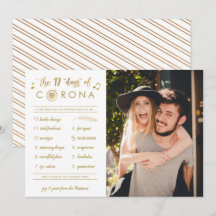 Funny Twelve Days van Corona Photo Gold White