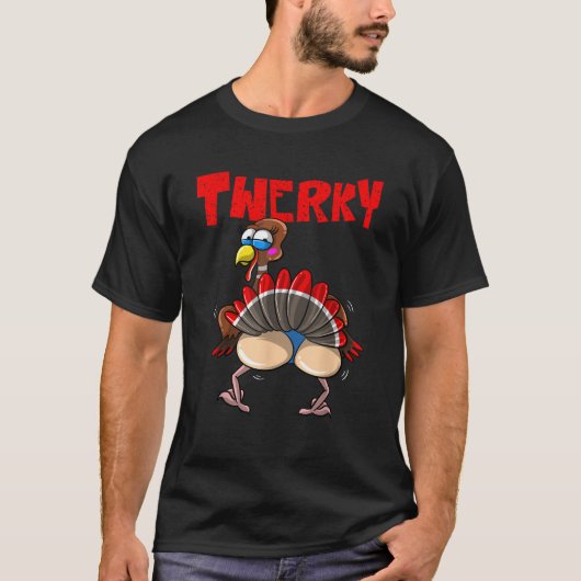 Funny Twerky Dance Cute Love Twerk Dancing Thanksg T-shirt (Voorkant)