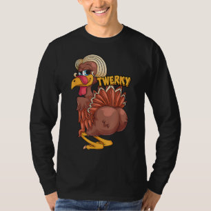 Funny Twerky Dance Cute Love Twerk Dancing Thanksg T-shirt