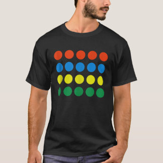 Funny Twister Game Halloween Party Kantoor School T-shirt