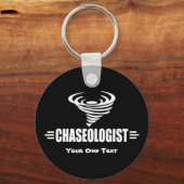Funny Twister Storm Chaser Geek Sleutelhanger (Voorkant)