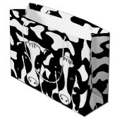 Funny Two Cow Couple Print LGB Groot Cadeauzakje (Achterkant Gekanteld)