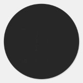 Funny Two Faced Penny Quote Skull Dark Humor Tee Ronde Sticker (Voorkant)