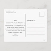 Funny Two Photo Late New Year Holiday Briefkaart (Achterkant)