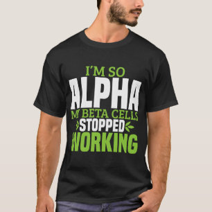 Funny Type 1 Diabetes Diabetische bewustwording T1 T-shirt