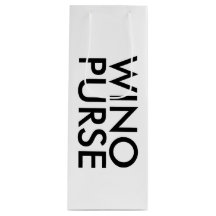 Funny Type Wino's Purse Tas Wine Gift Bag