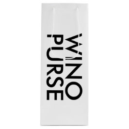 Funny Type Wino's Purse Tas Wine Gift Bag Wijn Cadeautas
